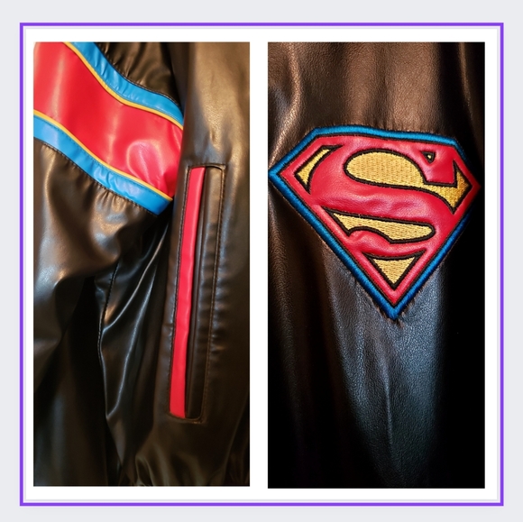 🔥VINTAGE SUPERMAN JACKET-FINAL - Picture 8 of 16